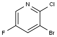 3-BROMO-2-CHLORO-5-FLUOROPYRIDINE,98% Structure