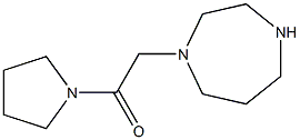 1-(2-OXO-2-PYRROLIDIN-1-YLETHYL)-1,4-DIAZEPANE Structure
