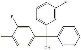 3,3''-DIFLUORO-4''-METHYLTRITYL ALCOHOL 95% 구조식 이미지