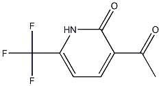 3-ACETYL-6-(TRIFLUOROMETHYL)PYRIDIN-2(1H)-ONE 구조식 이미지