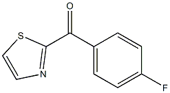 2-(4-FLUOROBENZOYL)THIAZOLE 95% 구조식 이미지