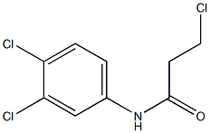 3-CHLORO-N-(3,4-DICHLORO-PHENYL)-PROPIONAMIDE 99% 구조식 이미지