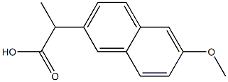 (+ -)-2-(6-METHOXY-2-NAPHTHYL)PROPIONIC ACID 98+% Structure