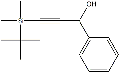 1-PHENYL-3-(TERT-BUTYLDIMETHYLSILYL)-2-PROPYN-1-OL 97% 구조식 이미지
