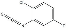 2-CHLORO-5-FLUOROPHENYLISOTHIOCYANATE 97% Structure