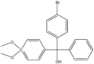 4-BROMO-4'',4''-DIMETHOXYTRITYL ALCOHOL 95% 구조식 이미지