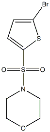 4-[(5-BROMOTHIEN-2-YL)SULFONYL]MORPHOLINE Structure