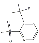 2-METHYLSULFONYL-3-TRIFLUOROMETHYLPYRIDINE 97% 구조식 이미지