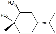 trans-2-Amino-4(R )-isopropyl-1-methyl-cyclohexanol Structure