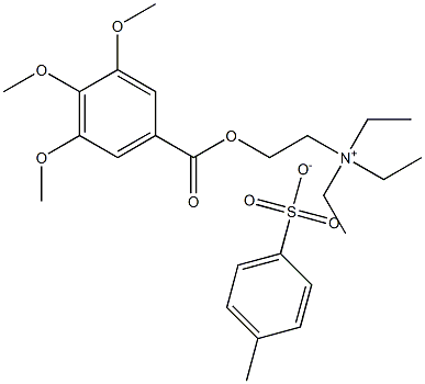 Troxonium Tosylate 구조식 이미지