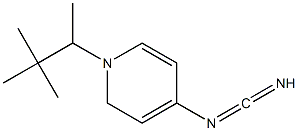 N-4-PYRIDYL-N''-1,2,2-TRIMETHYLPROPYLCARBODIIMIDE Structure