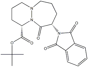 (1S,9S)-T-BUTYL OCTAHYDRO-10-OXO-9-PHTHALIMIDO-6H-PYRIDAZINO[1,2-A][1,2]DIAZEPINE-1-CARBOXYLATE Structure