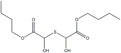 THIODIGLYCOLICACIDDIBUTYLESTER 구조식 이미지