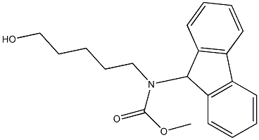 5-(9-FLUORENYLMETHOXYCARBONYLAMINO)PENTAN-1-OL Structure