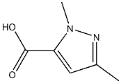 1,3-DIMETHYLPYRAZOL-5-CARBOXYLIC ACID Structure