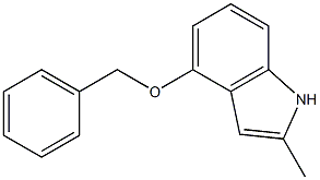 4-BENZYLOXY-2-METHYLINDOLE 구조식 이미지