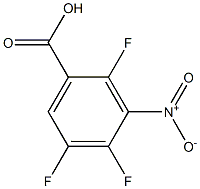 2,4,5-TRIFLUORONITROBENZOIC ACID 구조식 이미지