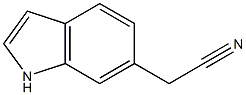 INDOLE-6-ACETONITRILE Structure