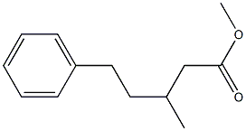 4-BENZYL-3-METHYLBUTANOIC ACID METHYL ESTER 구조식 이미지