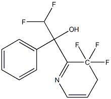 2,2,3,3,3-PENTAFLUORO-1-PHENYL-1-(2-PYRIDYL)ETHANOL 구조식 이미지