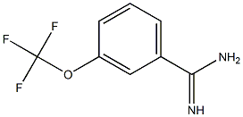 3-(trifluoromethoxy)benzenecarboximidamide Structure