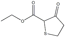 3-Oxo-tetrahydro-thiophene-2-carboxylic acid ethyl ester Structure