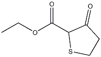 3-Oxo-tetrahydro-thiophene-2-carboxylic acid ethyl ester 구조식 이미지