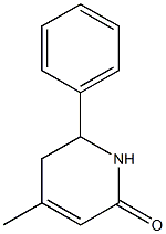 4-Methyl-6-Phenyl-5,6-Dihydropyridin-2(1H)-One 구조식 이미지