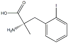 (R)-alpha-Methyl-2-iodophenylalanine (>97%, >98%ee) 구조식 이미지
