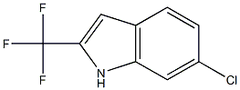 6-CHLORO-2-(TRIFLUOROMETHYL)-1H-INDOLE 구조식 이미지