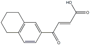 (E)-4-(1,2,3,4-tetrahydronaphthalen-6-yl)-4-oxobut-2-enoic acid Structure