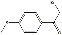 2-bromo-1-(4-(methylthio)phenyl)ethanone Structure