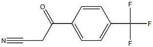 3-(4-(trifluoromethyl)phenyl)-3-oxopropanenitrile 구조식 이미지