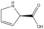 (R)-2,5-dihydro-1H-pyrrole-2-carboxylic acid 구조식 이미지