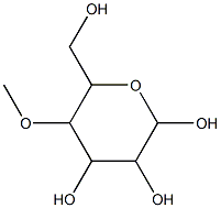 6-(hydroxymethyl)-5-methoxy-oxane-2,3,4-triol Structure
