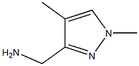 (1,4-Dimethyl-1H-pyrazol-3-yl)methanamine Structure