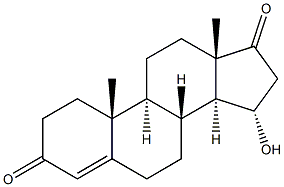 15A-HYDROXY-4-ANDROSTEN-3,17-DIONE Structure