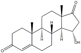 15A-HYDROXY-4-ANDROSTEN-3,17-DIONE 구조식 이미지