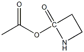 2-ACETOXYAZETIDIN-2-ONE Structure