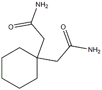 CYCLOHEXANE-1,1-DIACETIC ACID NONOAMIDE 구조식 이미지