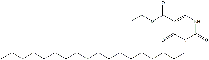 3-OCTADECYL-5-CARBETHOXYURACIL Structure