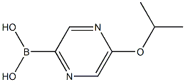 5-ISOPROPOXYPYRAZINE-2-BORONIC ACID Structure