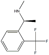 (S)-N-{1-[2-(TRIFLUOROMETHYL)PHENYL]ETHYL}METHYLAMINE 구조식 이미지