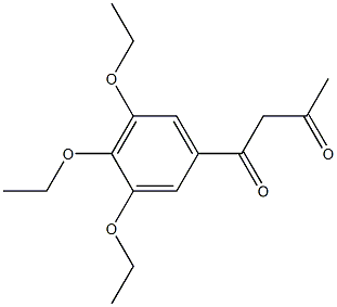 1-(3,4,5-TRIETHOXYPHENYL)BUTANE-1,3-DIONE Structure