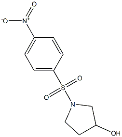 1-(4-NITRO-BENZENESULFONYL)-PYRROLIDIN-3-OL Structure