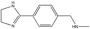 1-[4-(4,5-DIHYDRO-1H-IMIDAZOL-2-YL)PHENYL]-N-METHYLMETHANAMINE Structure