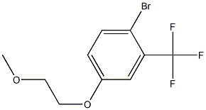 1-BROMO-4-(2-METHOXY-ETHOXY)-2-TRIFLUOROMETHYL-BENZENE Structure