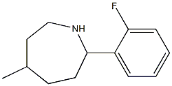 2-(2-FLUOROPHENYL)-5-METHYLAZEPANE Structure