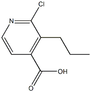 2-CHLORO-3-PROPYLISONICOTINIC ACID Structure