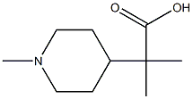 2-METHYL-2-(1-METHYLPIPERIDIN-4-YL)PROPANOIC ACID 구조식 이미지